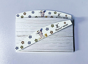 Пилка Kyassi 100/180 1 шт.С рисунком лодочка №06