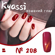 Kyassi  кошачий глаз "Красная серия"  #№208 12 мл#