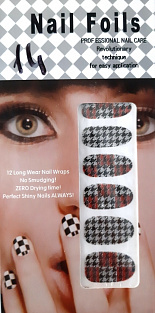 Наклейки Nail Foils для ногтей на руках #№14#