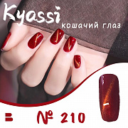 Kyassi  кошачий глаз "Красная серия"  #№210 12 мл#