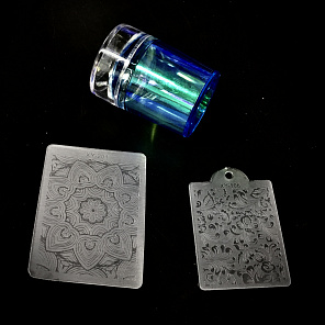 ШТАМП ДЛЯ СТЕМПИНГА №09 3,5cm + 2 СКРАПЕР