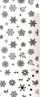 Фольга ~ 1м #№30 новогодняя#