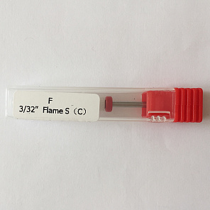 Фреза керамическая "Flame", #L, белая, обод красный#