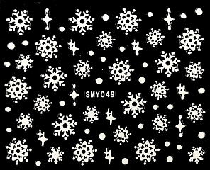 Наклейки Снежинки #SMY-049#