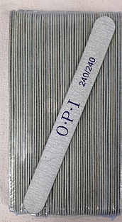 Пилка тонкая OPI на деревянной основе #240/240  50шт. прямая#