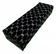 Подставка для рук с рисунком #"Шанель" чёрная#