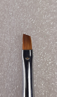 Кисть мрамор #белая скошенная №2#