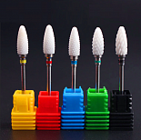 Фреза керамическая "Flame", ST, #белая, обод жёлтый#