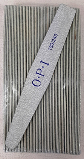 Пилка тонкая OPI на деревянной основе #180/240  50шт. трапеция#