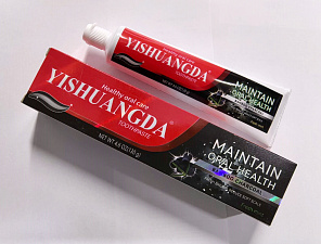 Зубная паста YISHUANGDA TOOTHPASTE 130g №2