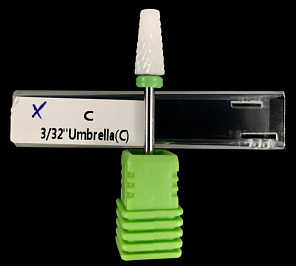 Фреза керамическая Х "Umbrella" C белая,#обод зеленый#