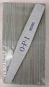 Пилка тонкая OPI на деревянной основе #80/80  50шт. трапеция#