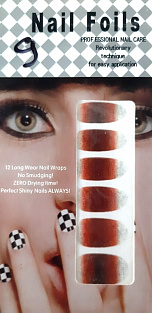 Наклейки Nail Foils для ногтей на руках #№09#