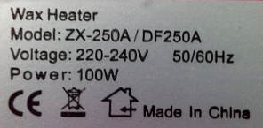Воскоплав Wax Heater ZX-250 250 мл. #малиновый#