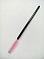 Щёточки для ресниц 50шт #(чёрная ручка - розовая щётка)#