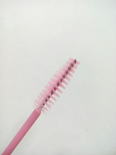 Щёточки для ресниц 50шт #(розовая ручка - розовая щётка)#