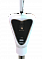 Лампа с лупой на пластиковой стойке металлическая, сенсорная, c USB # 2078 БЕЛАЯ # 