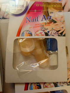Н-р детских накладных ногтей Nail Art B-009 #12шт. уп#