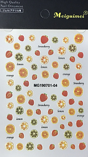 Наклейки фрукты № 19 #MG190701-04#