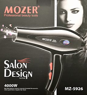 Профессиональный фен для волос Mozer #MZ-5926# 4000W Провод 1,5 метра