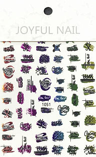 Наклейки JOYFUL NAIL #JO-1051.2#