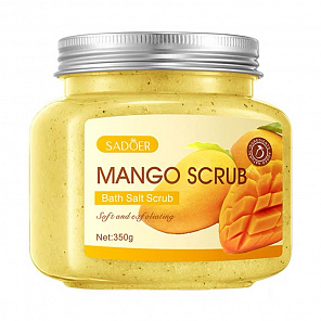 Скраб для тела с солью и экстрактом манго SADOER, 350гр