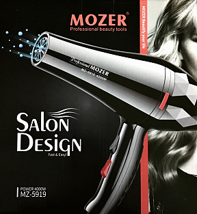 Профессиональный фен для волос Mozer #MZ-5919# 4000W Провод 1,5 метра