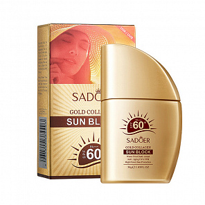 Солнцезащитный крем для лица с SPF 60 SADOER, 30гр
